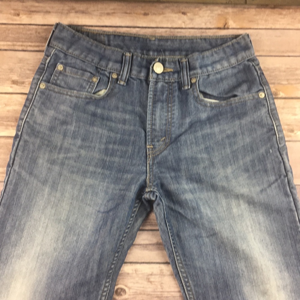 LEVIS 514 MEDIUM WASH STRAIGHT FIT JEANS - Picture 5 of 7